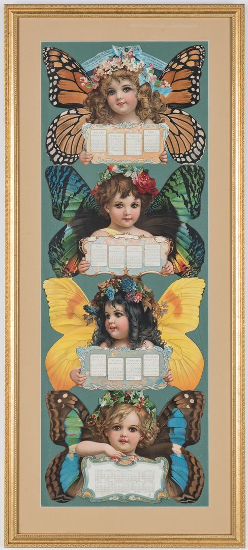 Lot 416: 2 Late 19th/Early 20th Cent. Advertising Chromolithographic Print Items