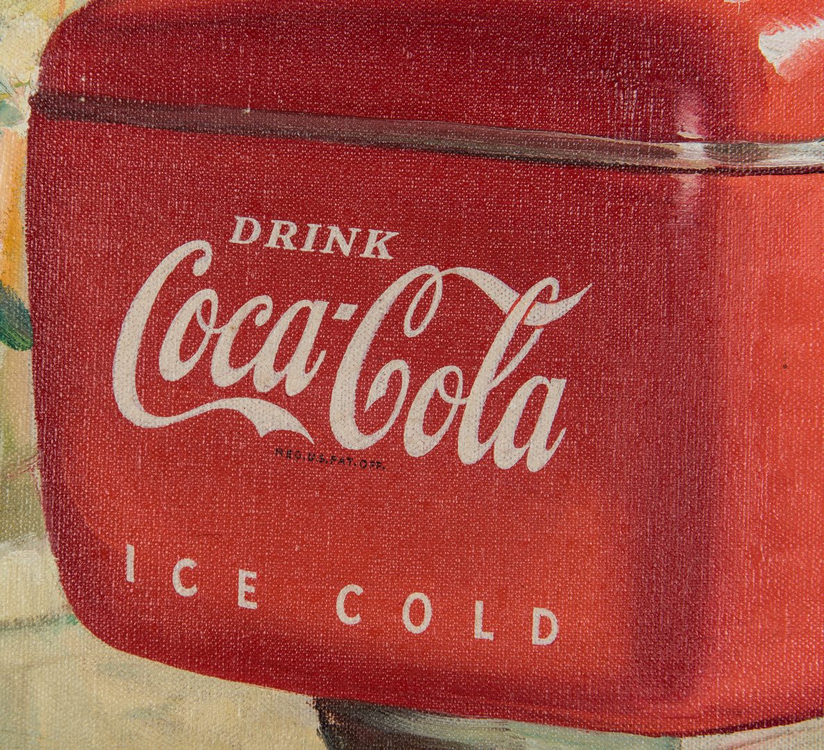 Lot 417: Manner of Sundblom O/C, Coca Cola Illustration
