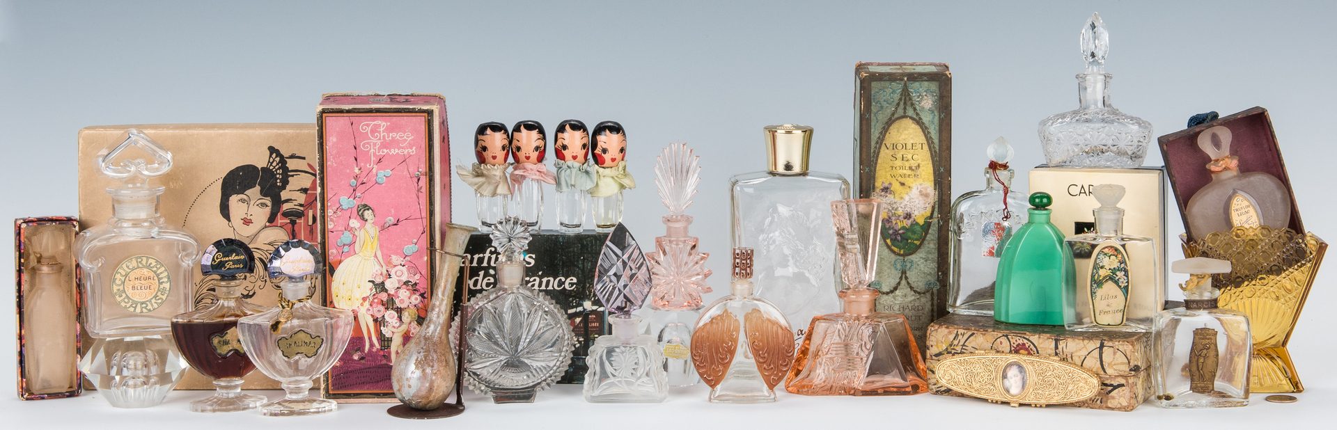Lot 435: 28 Perfume Package Sets and Bottles