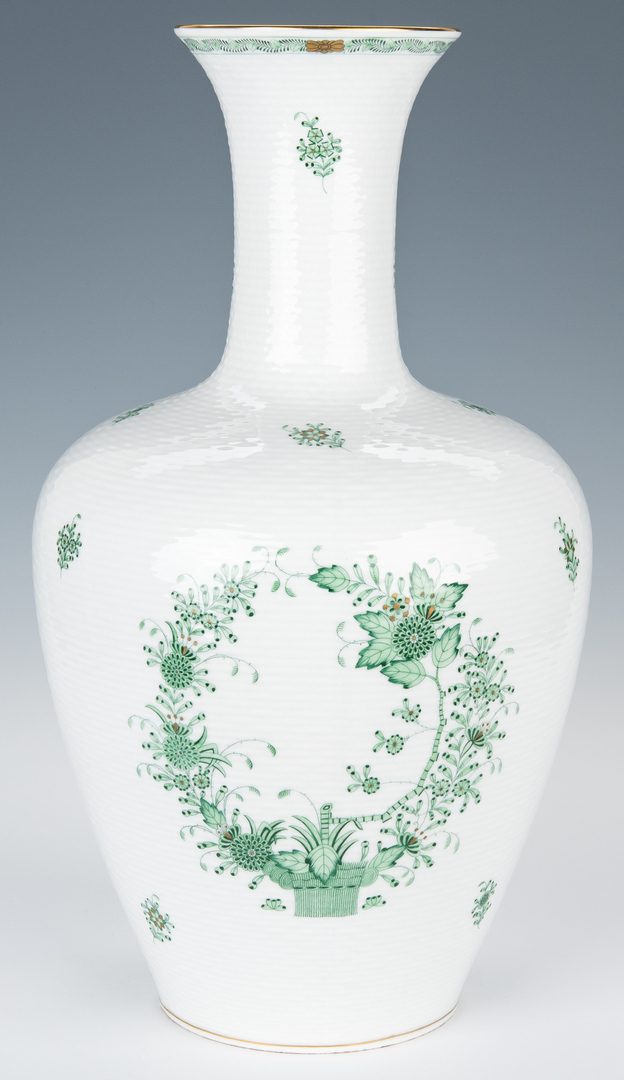 Lot 50: Large Herend Bottle Form Vase