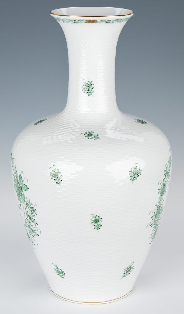 Lot 50: Large Herend Bottle Form Vase
