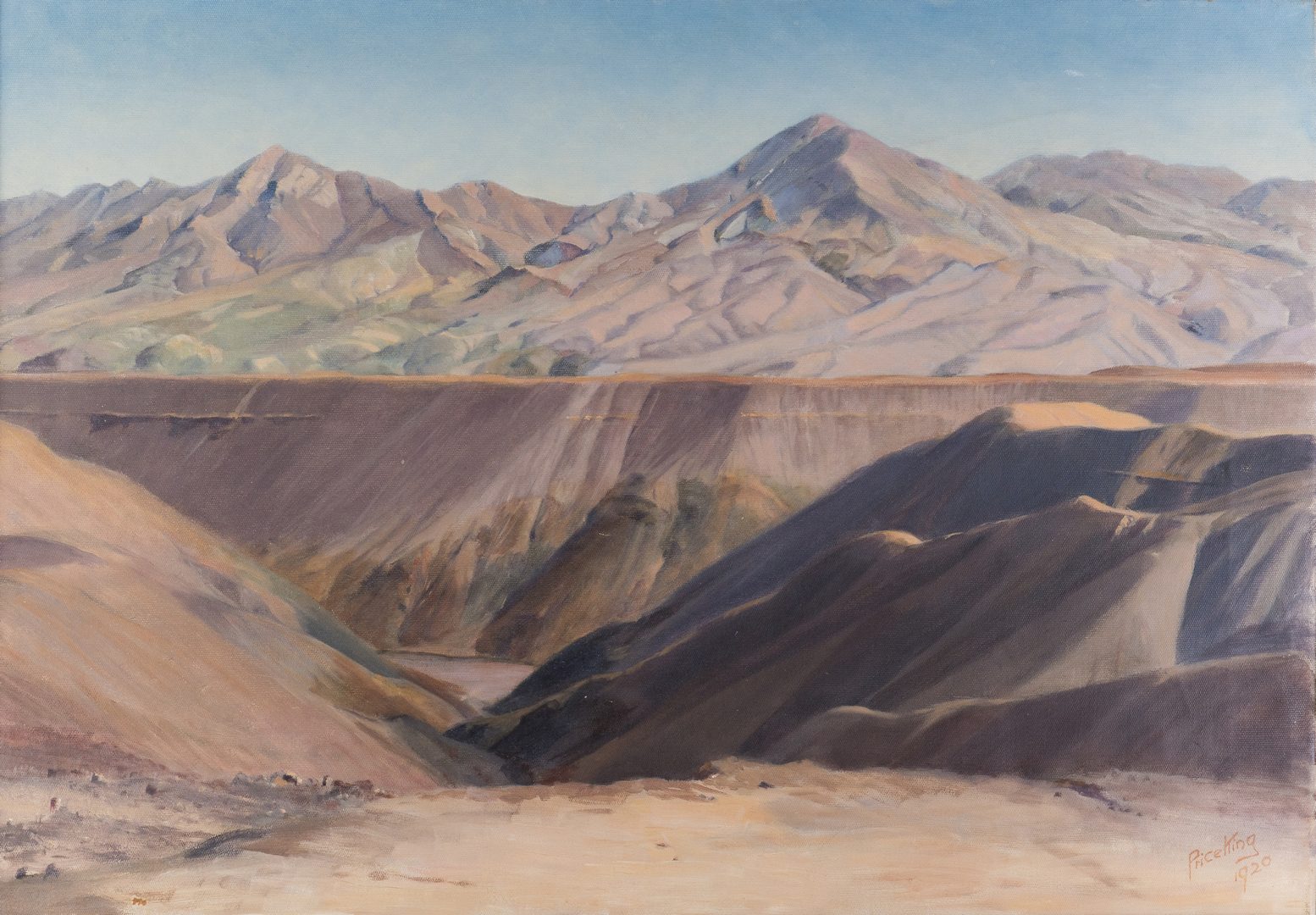 Lot 70: Alice King Desert O/C, Desert Landscape