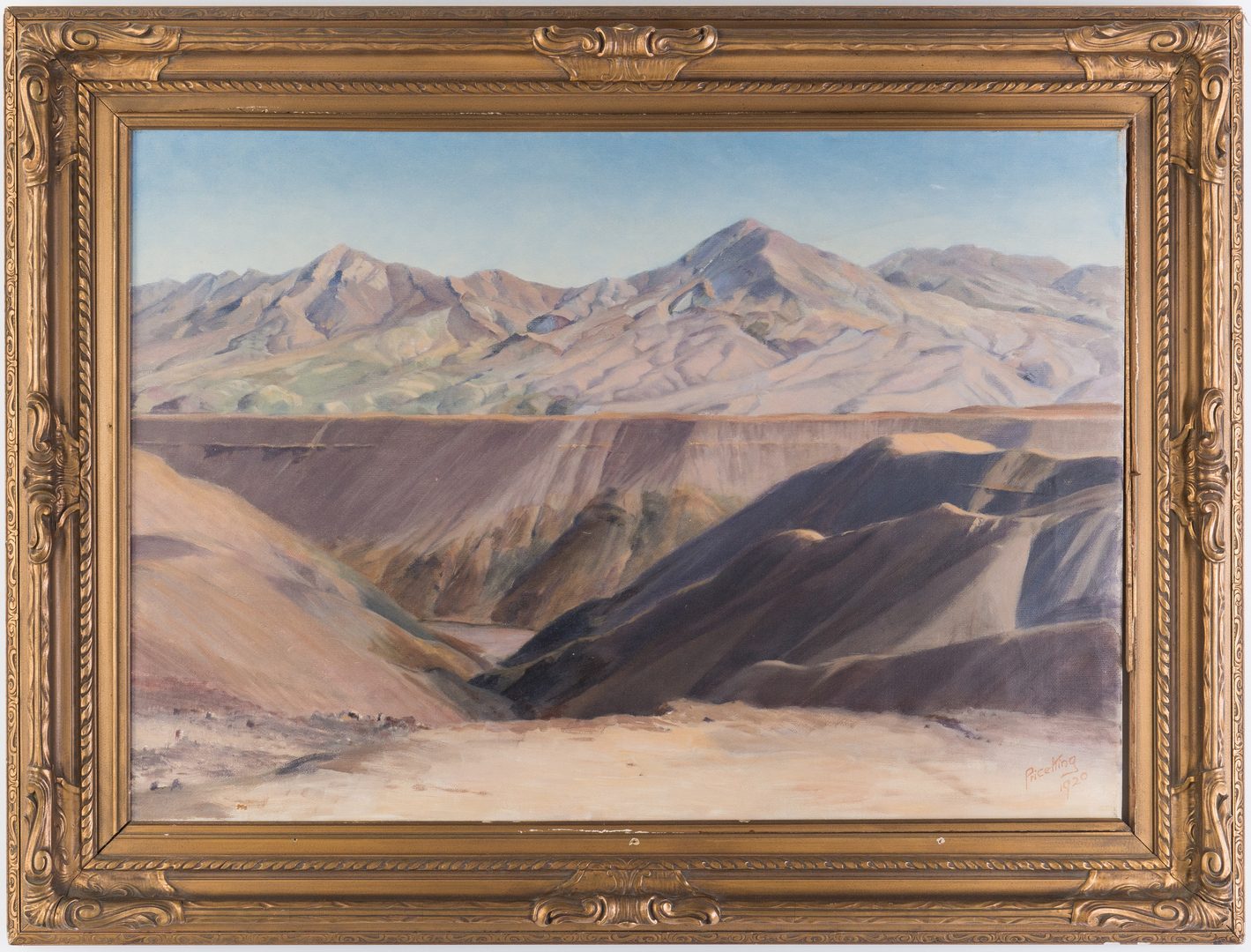 Lot 70: Alice King Desert O/C, Desert Landscape