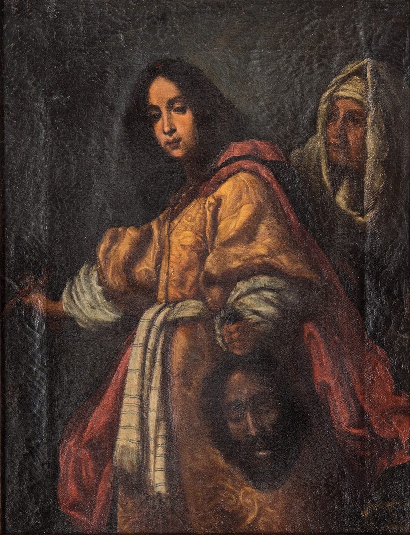 Lot 74: After Cristofano Allori O/C, Judith and Head of Holofernes