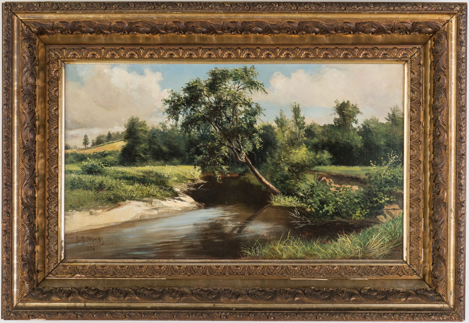 Lot 91: D. D. Coombs O/C, Maine Landscape Painting