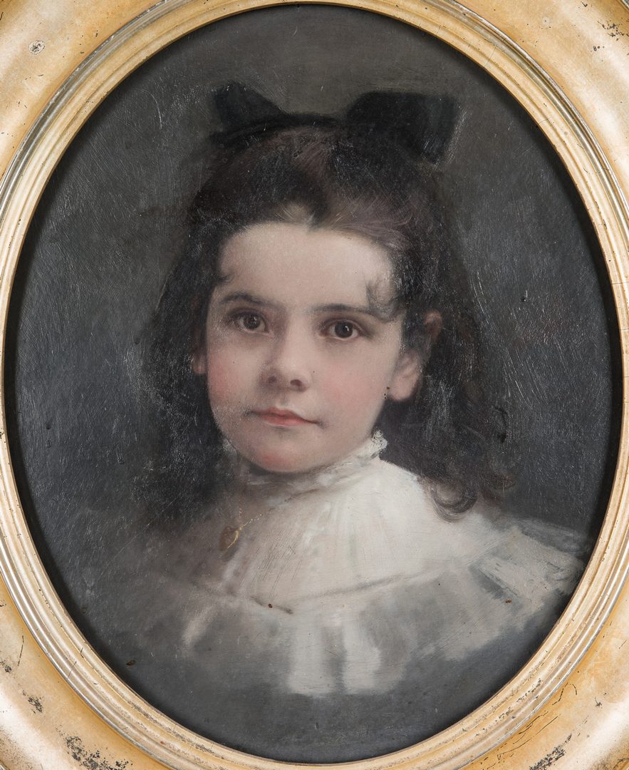 Lot 113: Lloyd Branson O/B, Portrait of Artist’s Niece