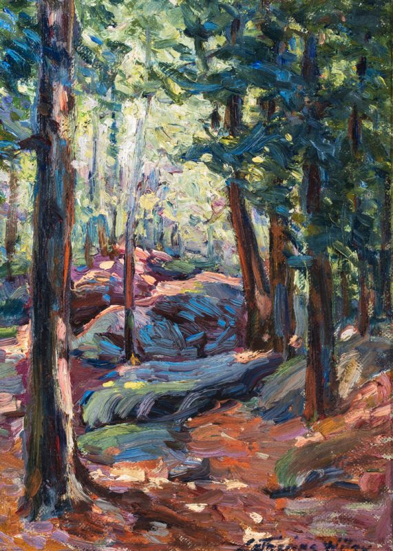 Lot 115: Catherine Wiley O/C Forest Landscape