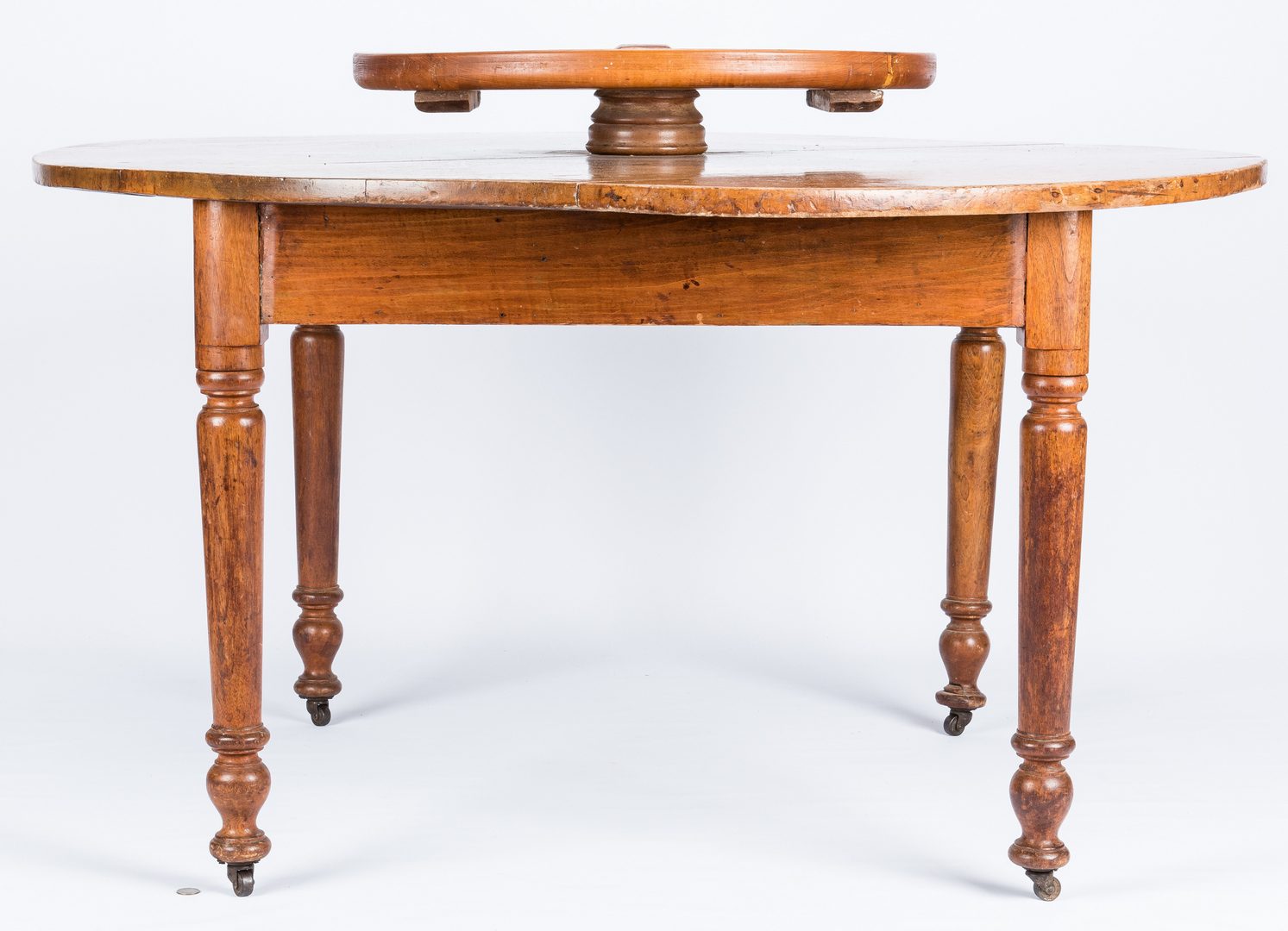 Lot 135: Southern Round Lazy Susan Table