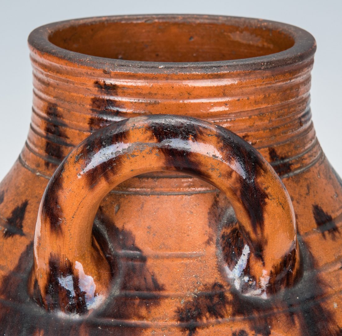 Lot 141: East TN Earthenware Jar w/ Manganese Decoration