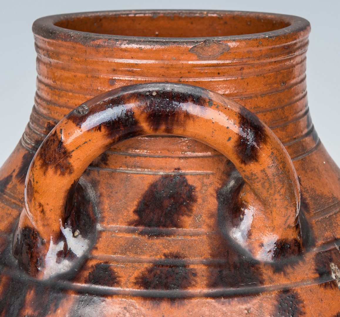 Lot 141: East TN Earthenware Jar w/ Manganese Decoration