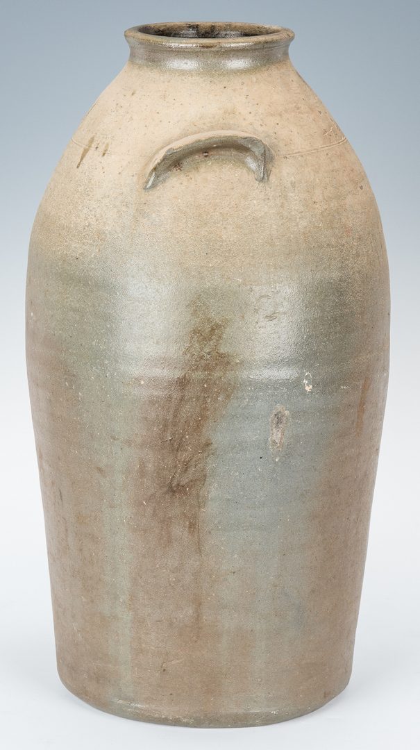 Lot 150: Middle TN Stoneware Pottery Jar, Signed Bradford