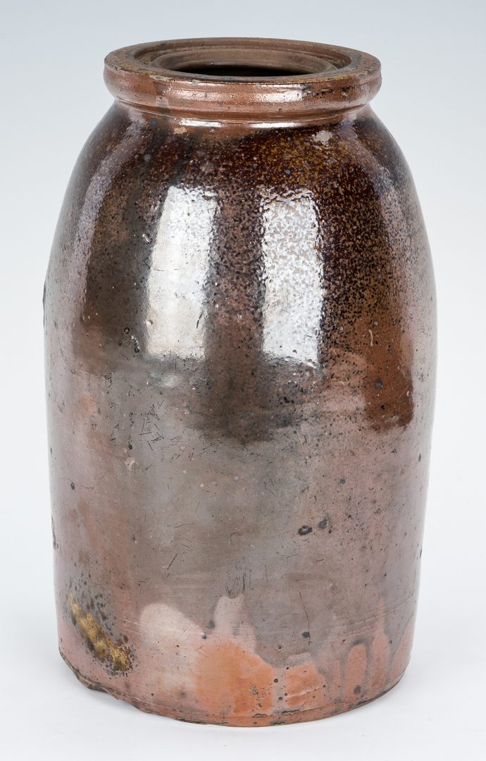 Lot 151: Middle TN Stoneware Jar, J. A. Roberts