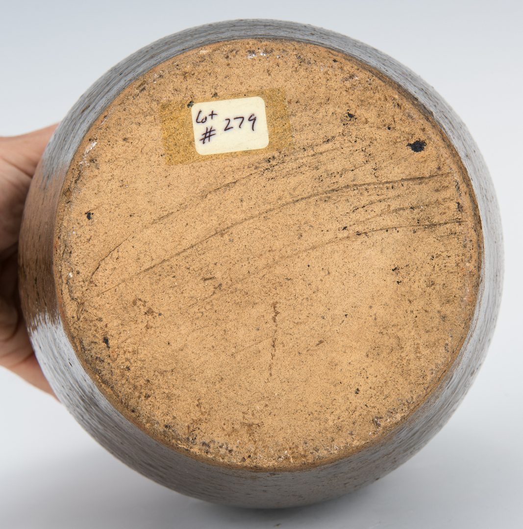 Lot 158: NC James Franklin Seagle Pottery Stoneware Jug, JFS Stamped