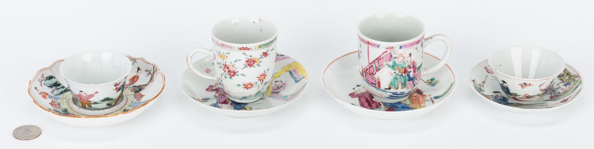 Lot 15: 10 Chinese Porcelain Items, incl. Famille Verte/Famille Rose