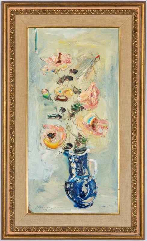 Lot 229: Sterling Strauser floral painting