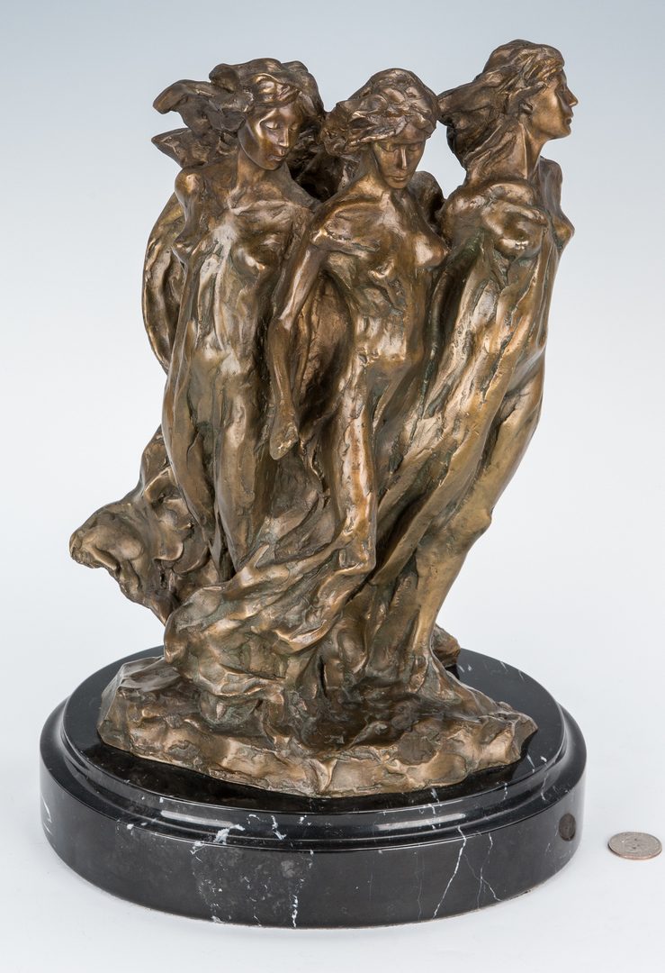Lot 234: Frederick Elliot Hart Sculpture, Daughters of Odessa