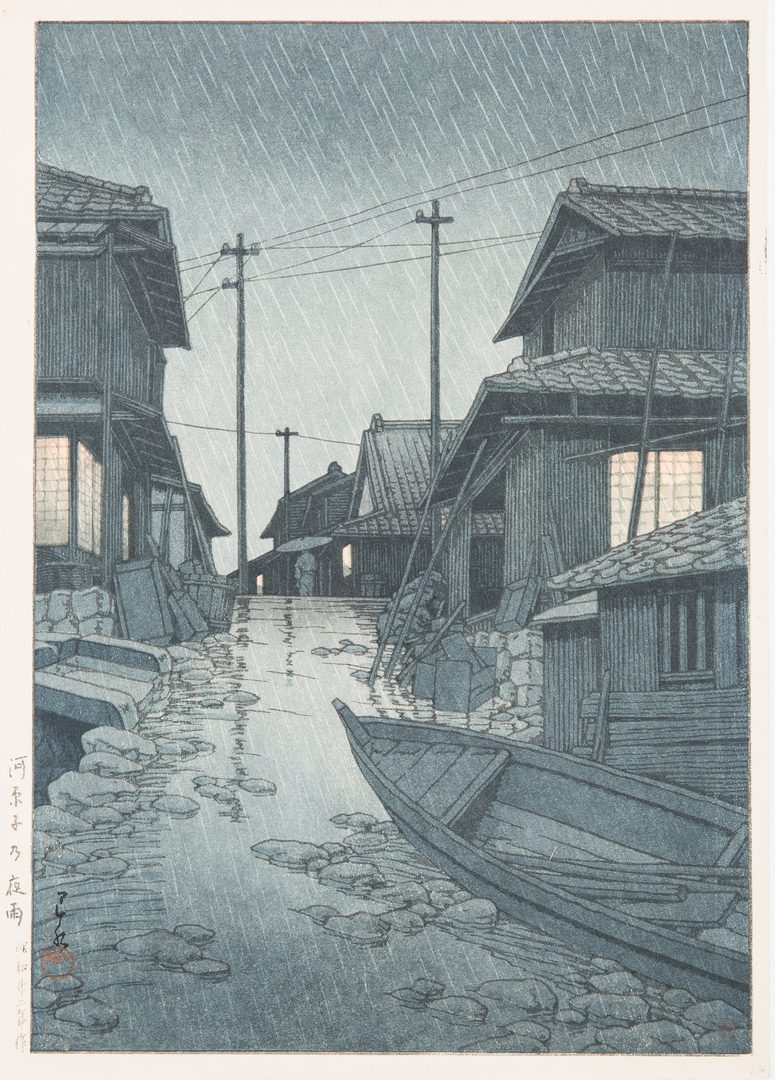 Lot 243: 2 Hasui Kawase Woodblock Prints
