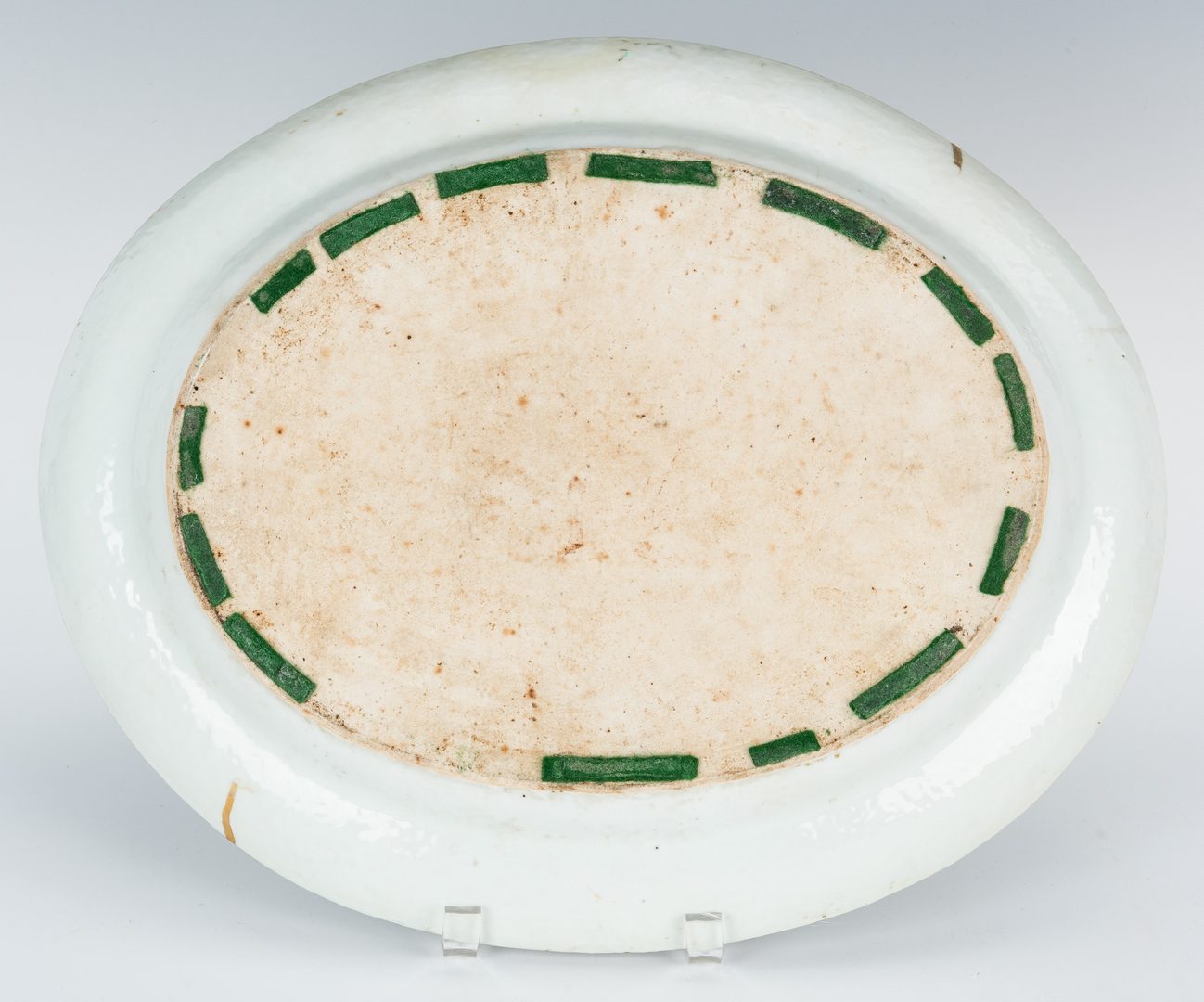 Lot 251: Rose Medallion Platter and Compote