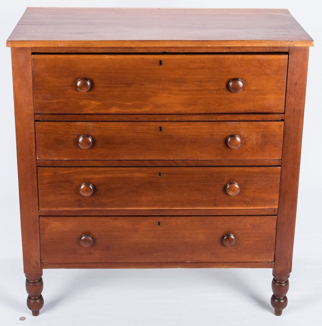 Lot 286: Middle TN Cherry Chest of Drawers