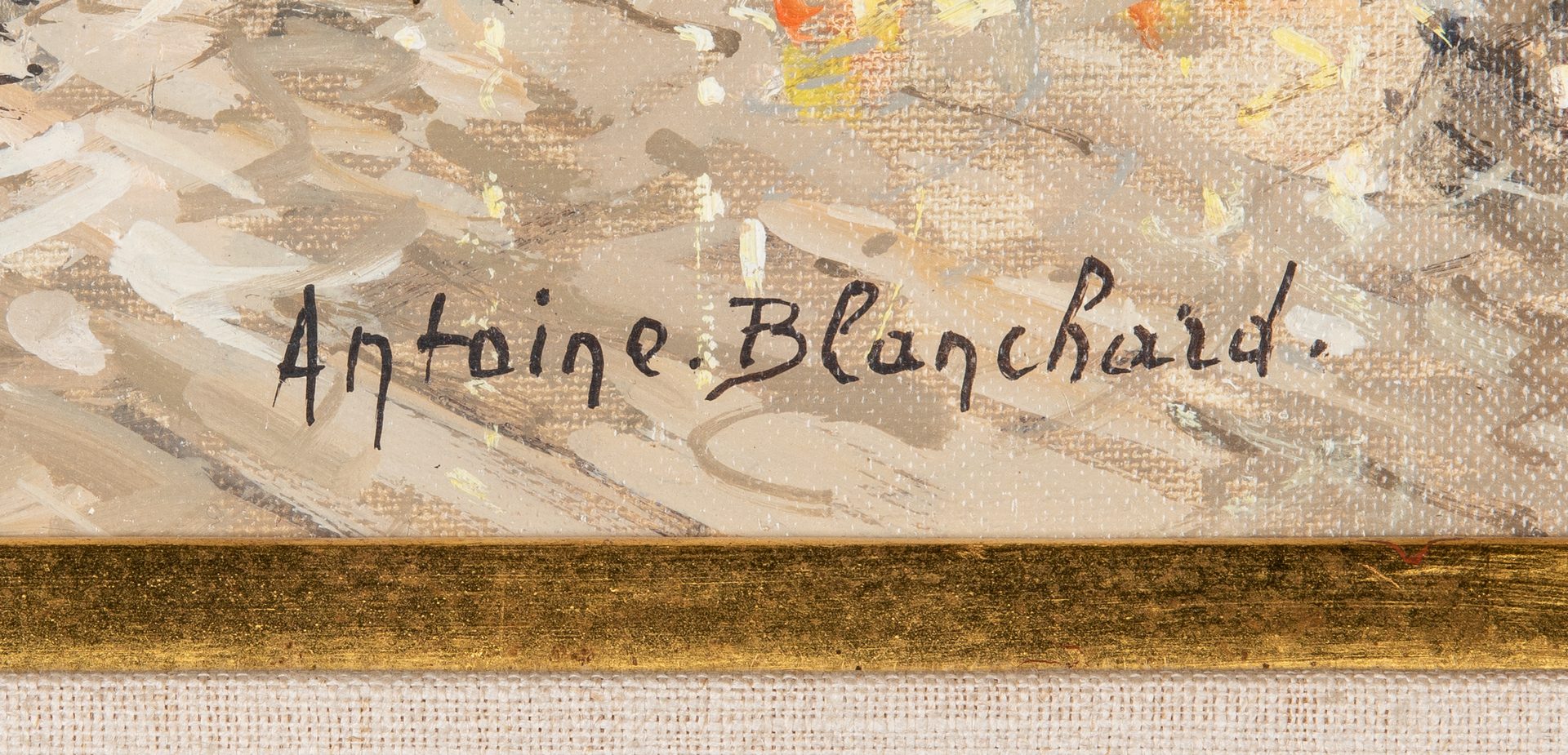 Lot 306: Antoine Blanchard O/C, Le Vaudeville Paris