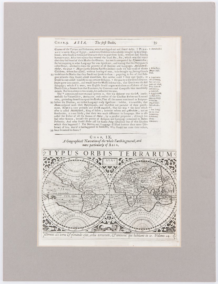 Lot 334: 5 Maps of the World and North America, incl. Hondius