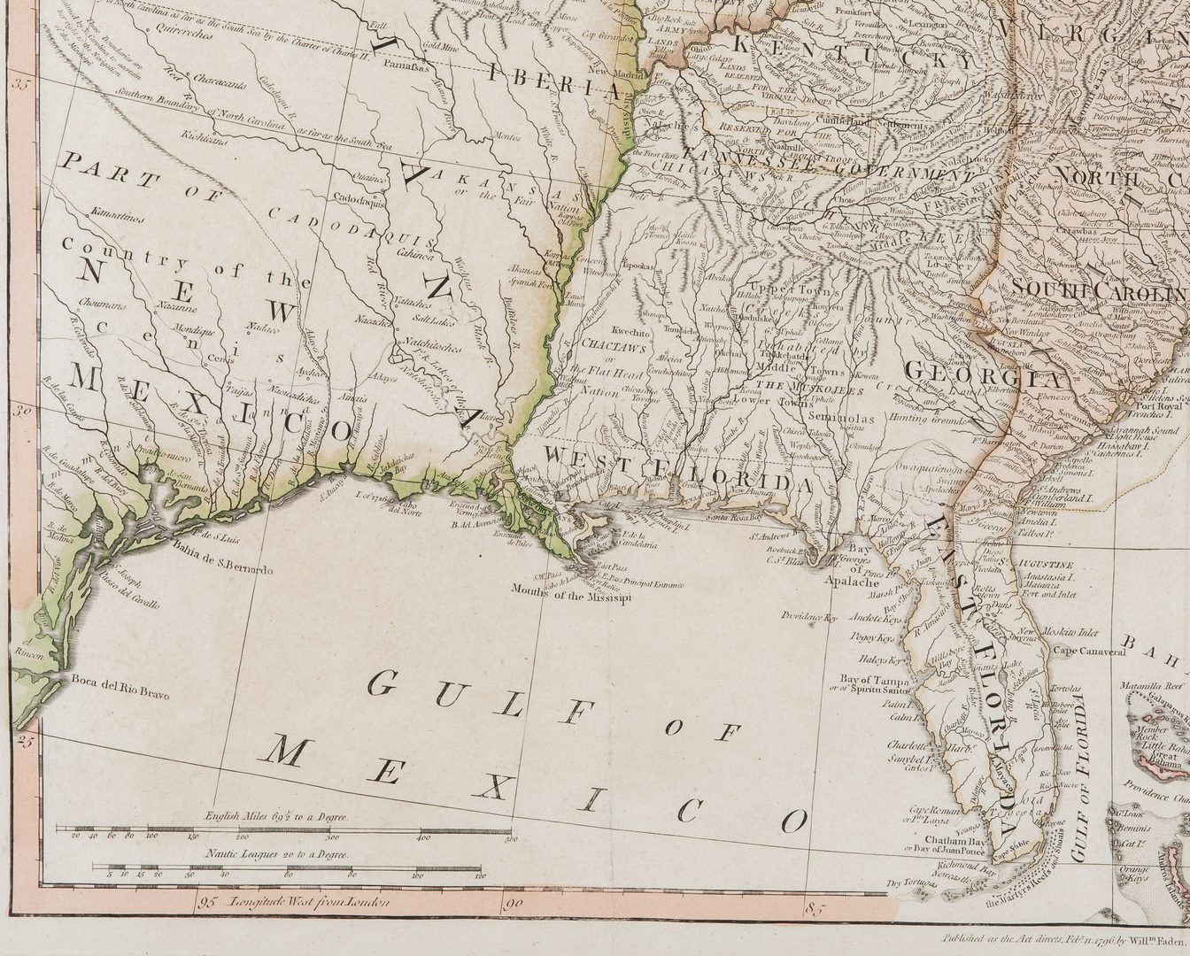 Lot 336: Faden N. America Map, 1796, Franklinia