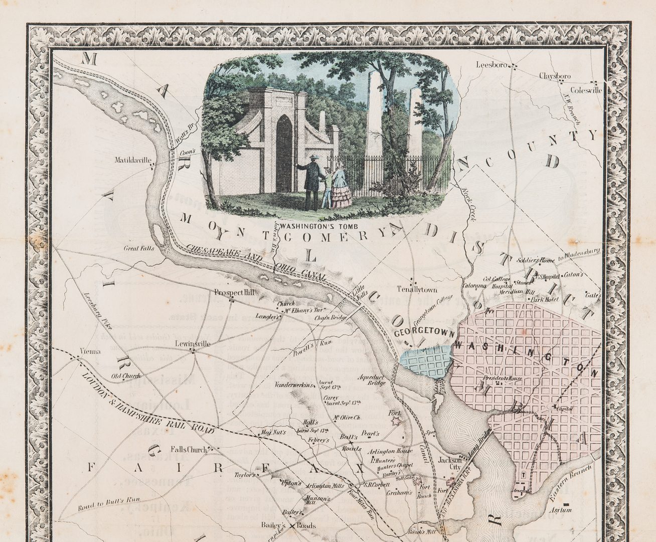 Lot 343: Alexandria, VA map by James Tuthill