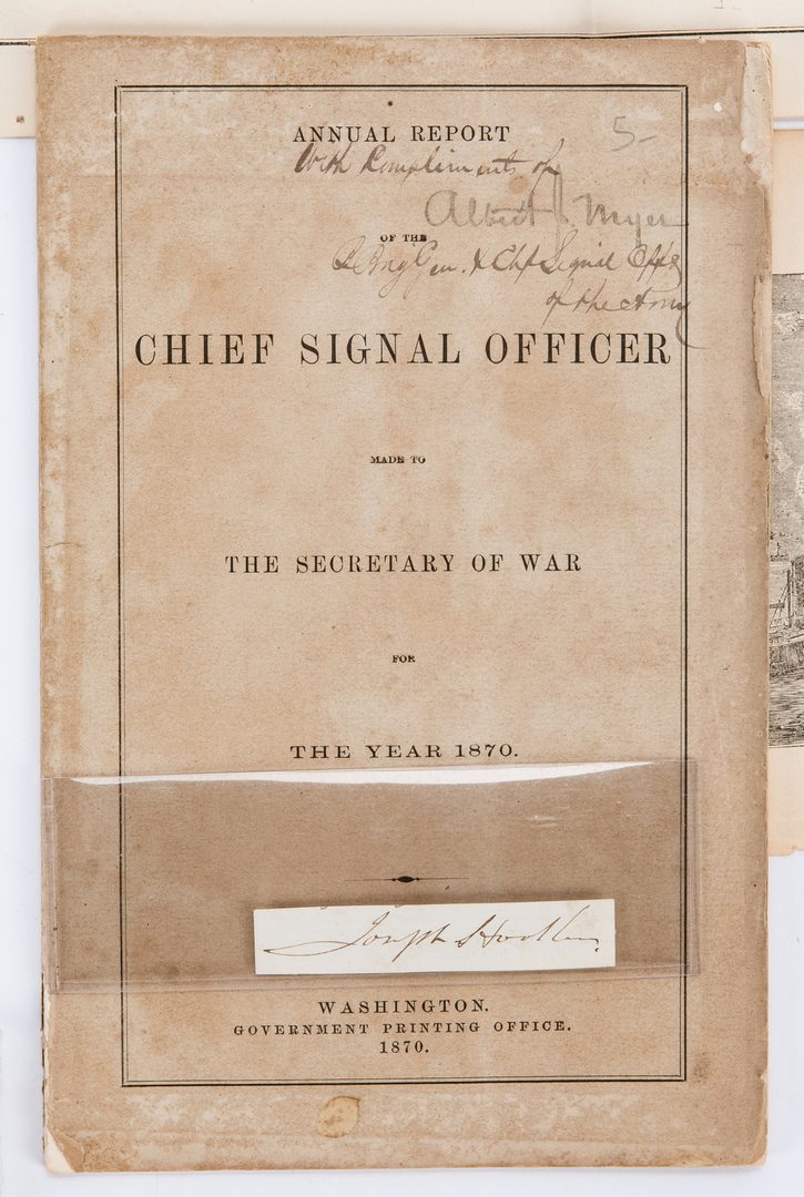 Lot 360: Civil War Ephemera incl. Generals' Signatures