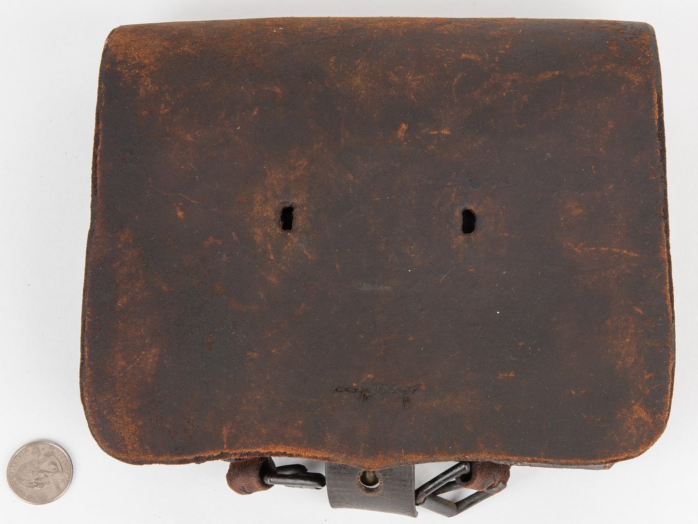 Lot 367: 2 Virginia Confederate Cartridge Boxes