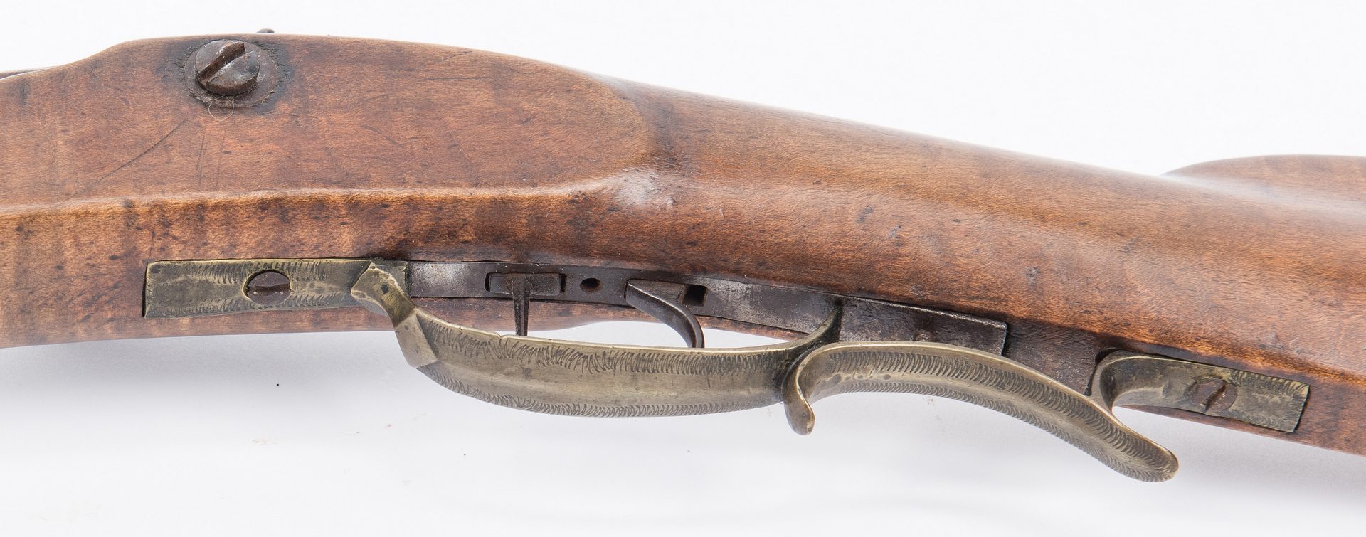 Lot 374: Percussion Long Rifle and Vicksburg Commission, 2 items