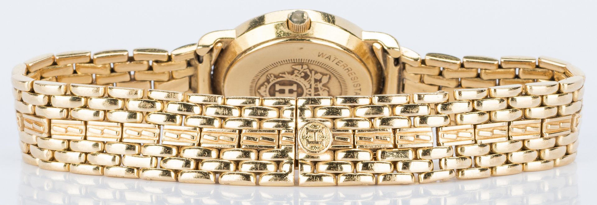 Lot 394: Lady's 18k Hermes Sellier Wrist Watch