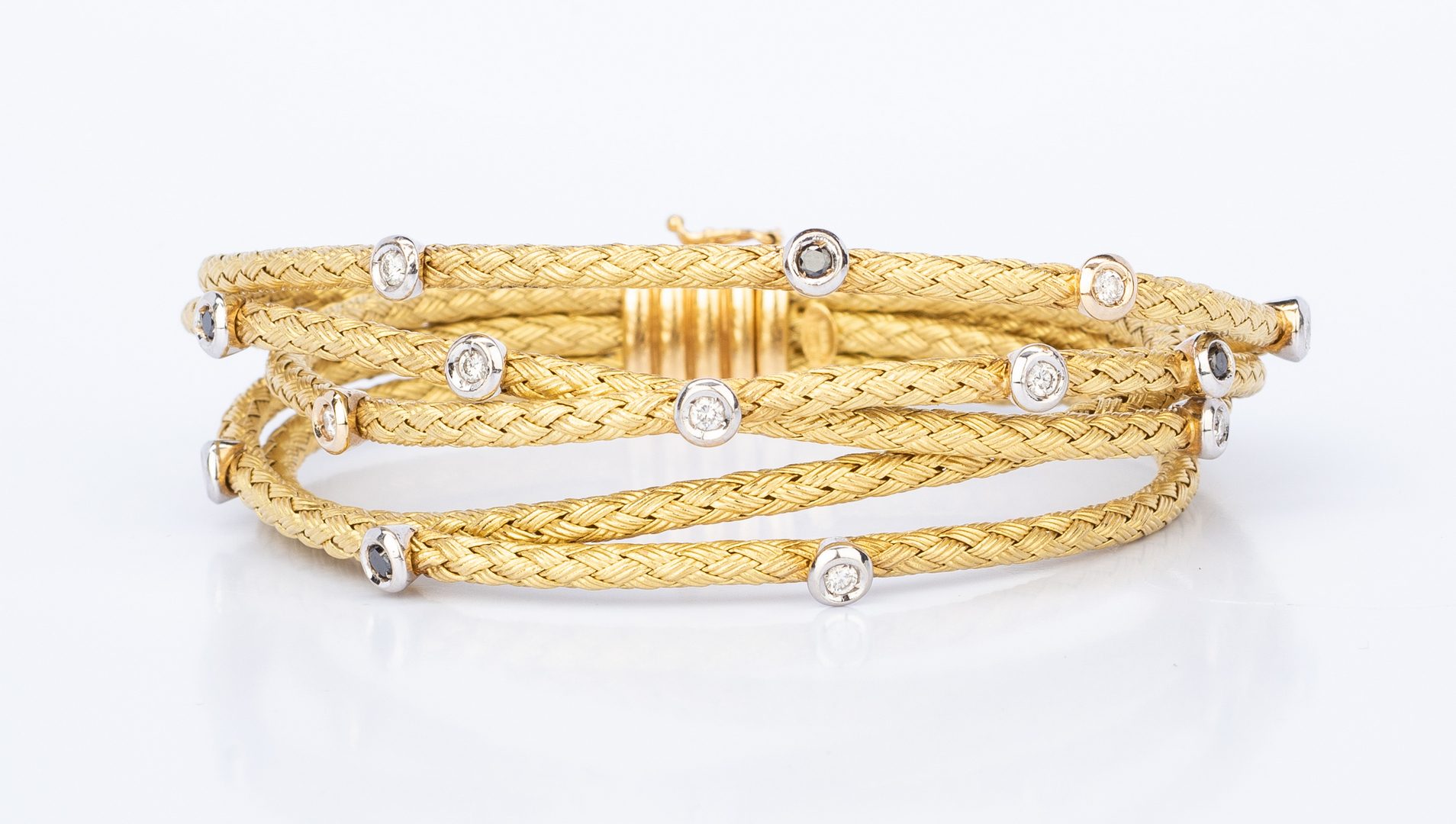 Diamond Rope Bracelet (12mm) in White Gold – LuxIcejewelry