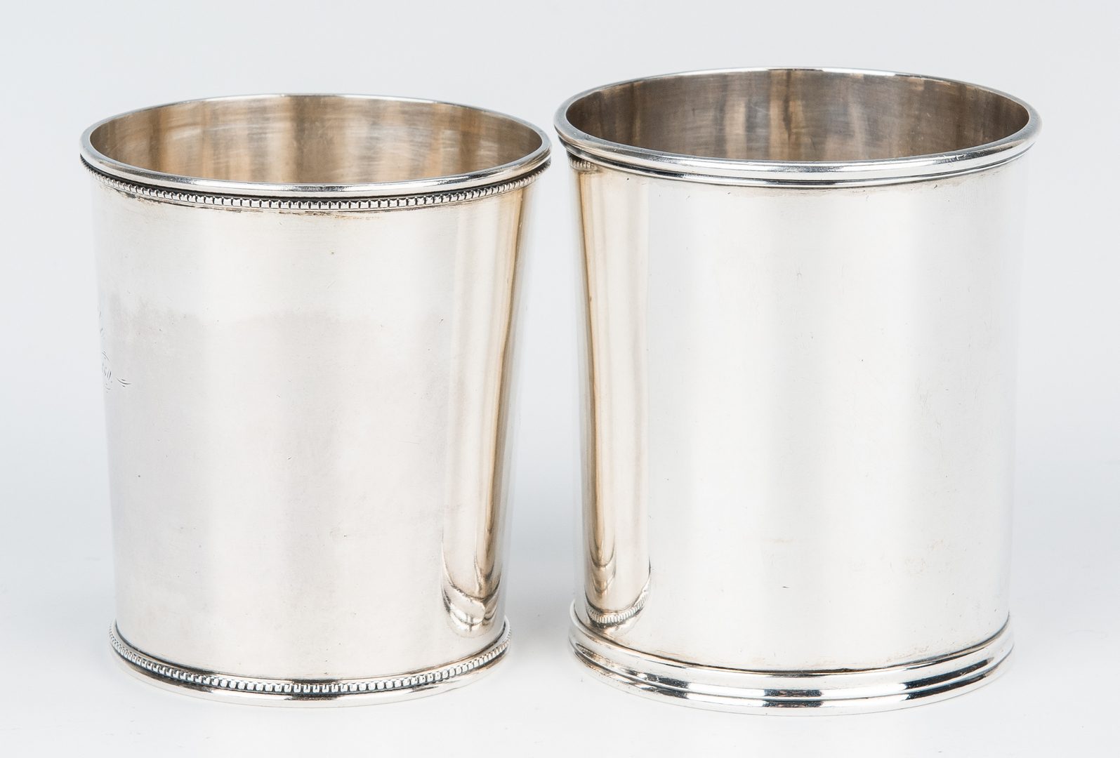 Lot 420: 2 Coin Silver Cups, Kirk & Gorham