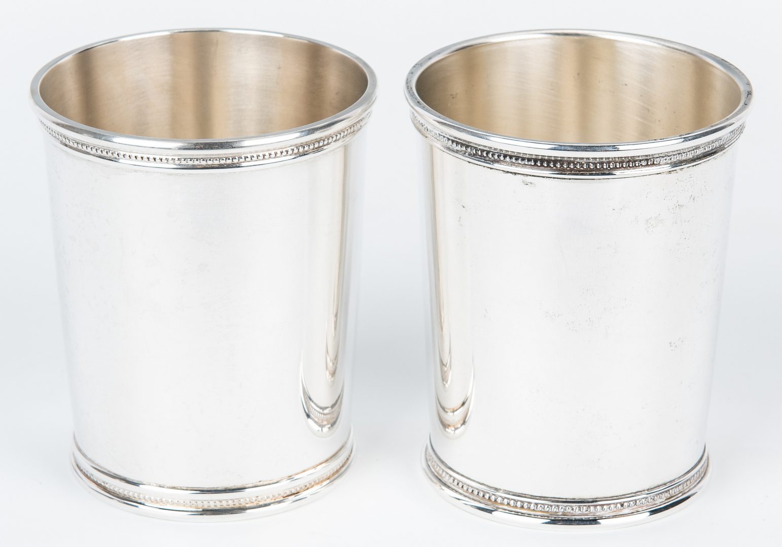Lot 421: 2 Scearce Presidential Silver Julep Cups