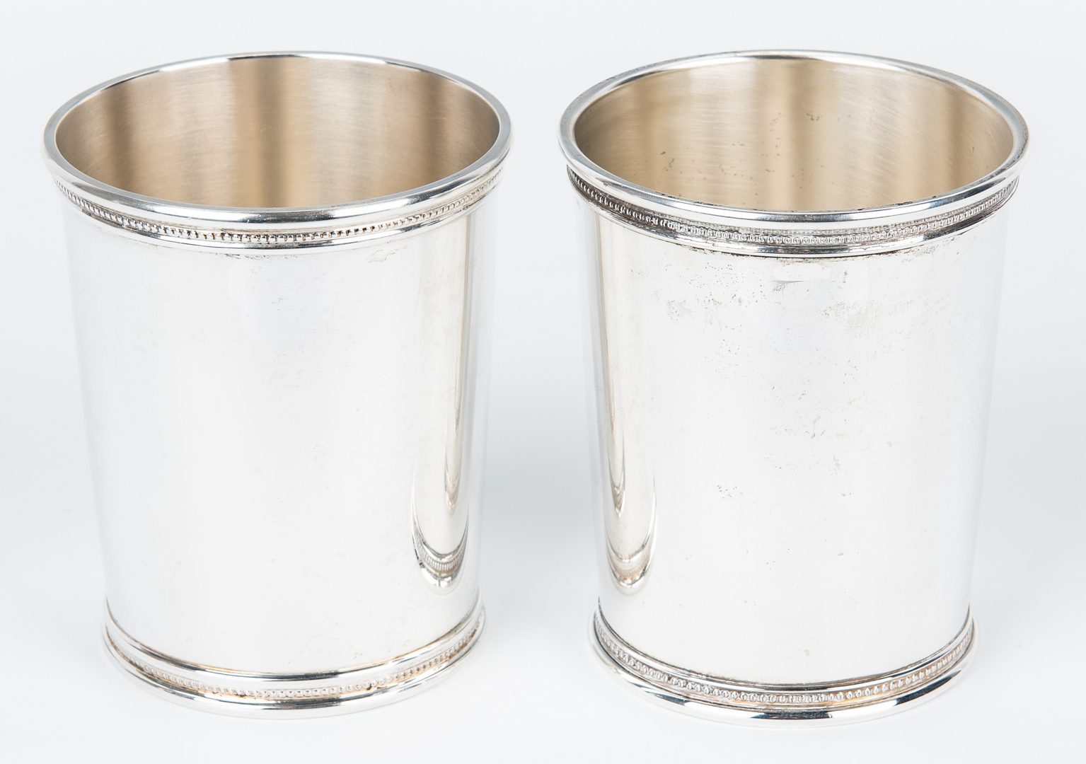 Lot 421: 2 Scearce Presidential Silver Julep Cups
