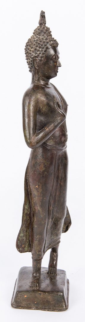Lot 441: Early Southeast Asian bronze Standing Figure