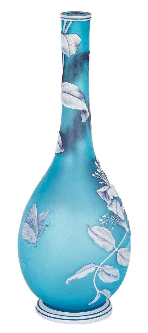 Lot 492: Webb Cameo Glass Vase