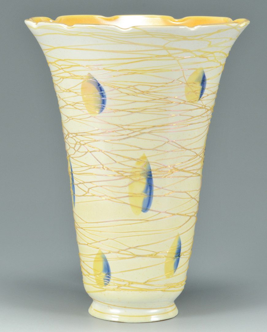 Lot 503: 2 Durand Art Glass Items, Shade & Vase