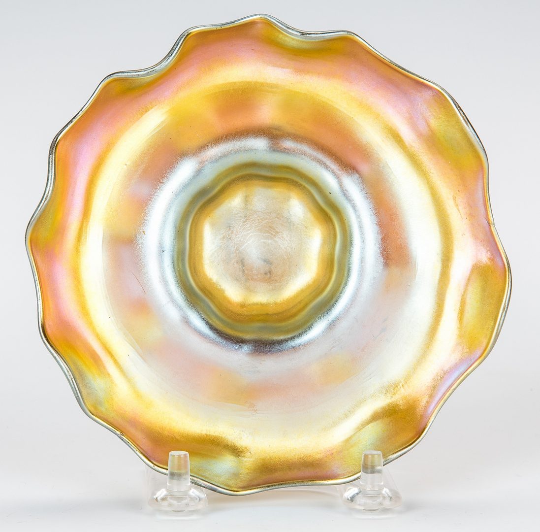 Lot 505: 4 pcs. Art Glass inc. Tiffany