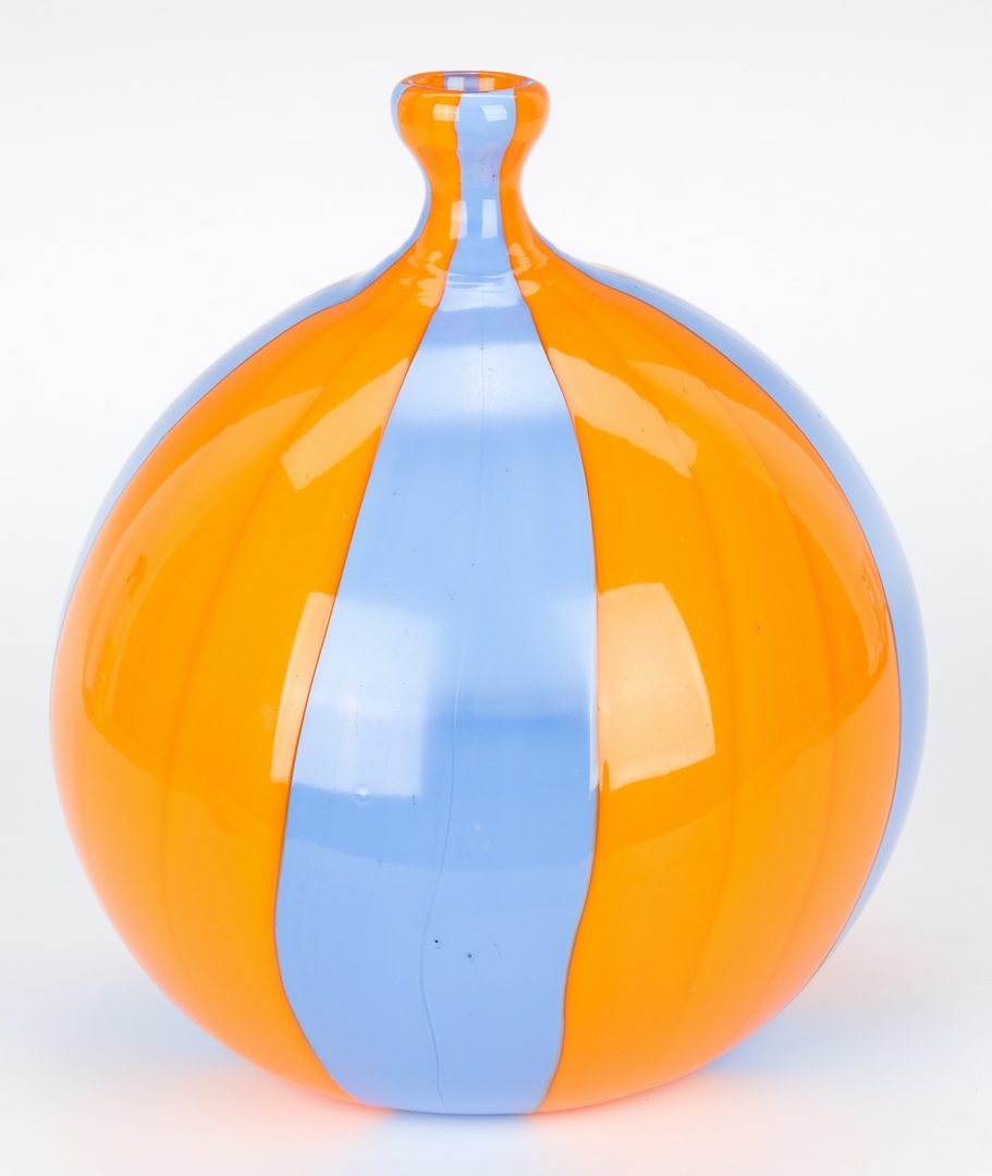 Lot 523: Massimiliano Schiavon Murano Glass Vase