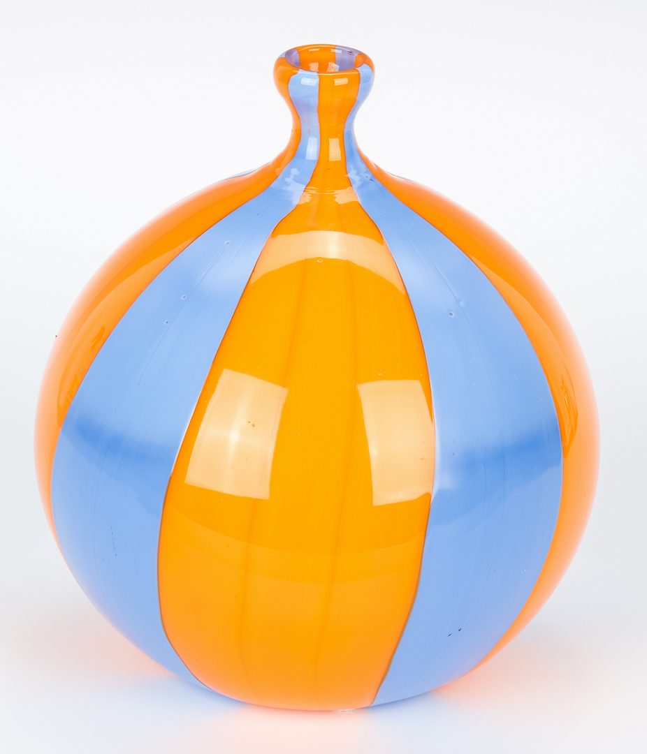 Lot 523: Massimiliano Schiavon Murano Glass Vase