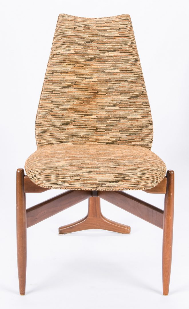 Lot 525: 6 Mid Century Modern T Back Chairs