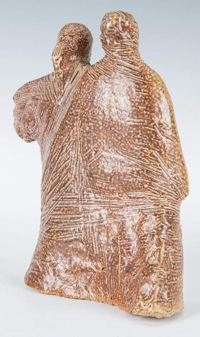 Lot 554: Olen Bryant Ceramic Sculpture, Figures