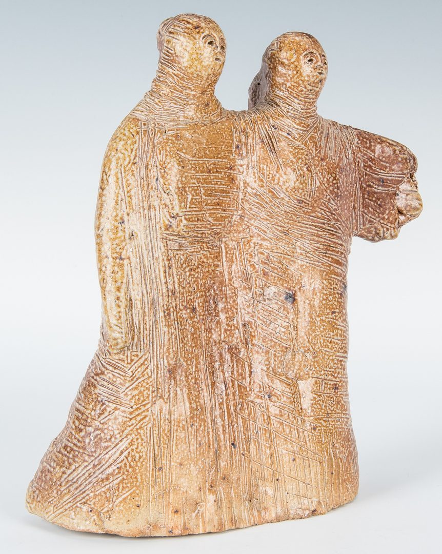 Lot 554: Olen Bryant Ceramic Sculpture, Figures