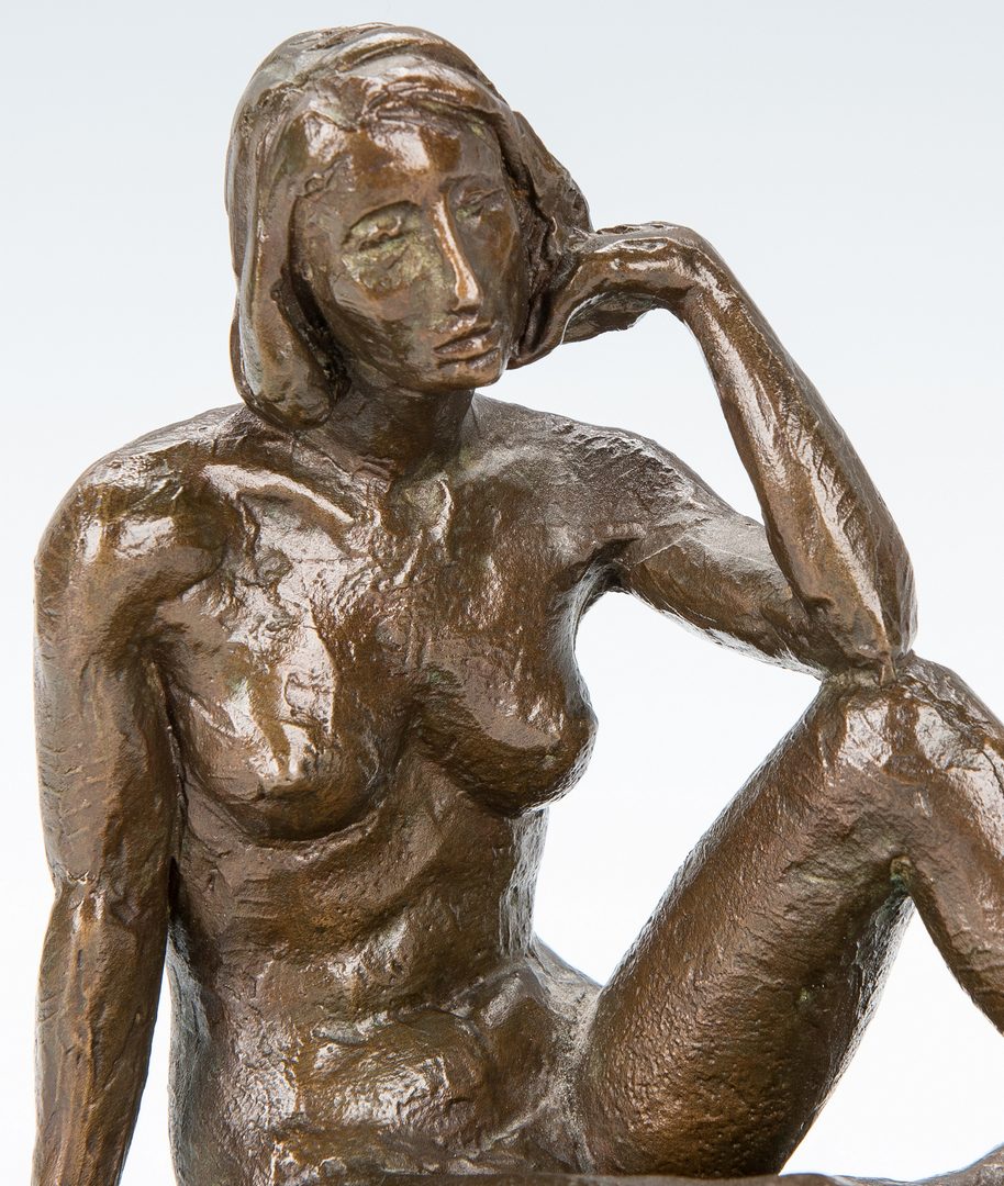 Lot 558: Alan LeQuire Bronze, Seated Nude