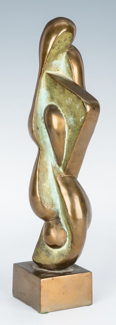 Lot 564: Bronze abstract sculpture by Dorothy Wilson
