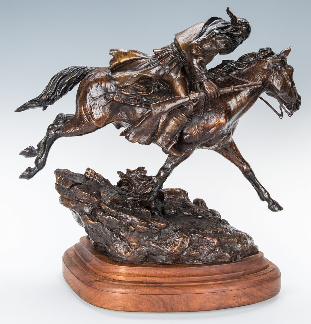 Lot 572: Susan Kliewer Bronze Sculpture, "Elusive as the Wind"