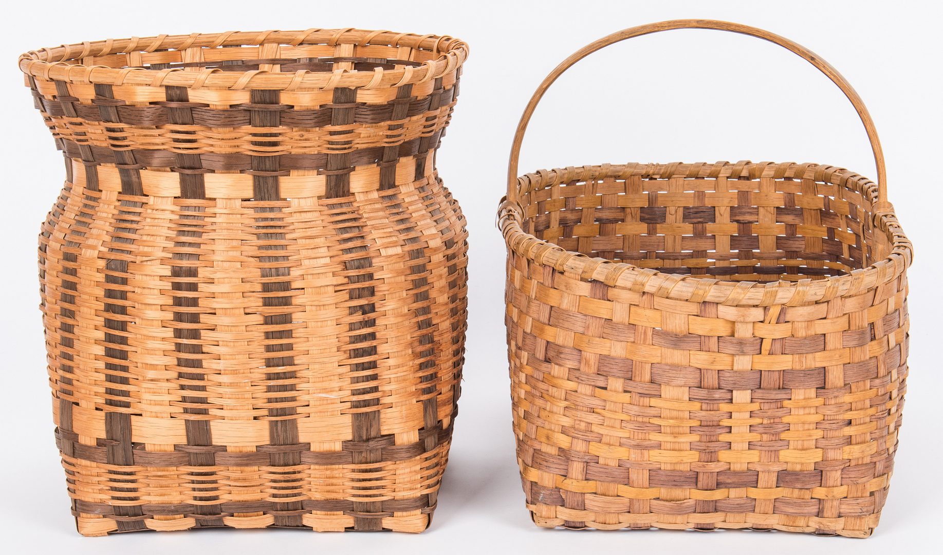Lot 580: 7 Native American Cherokee Baskets
