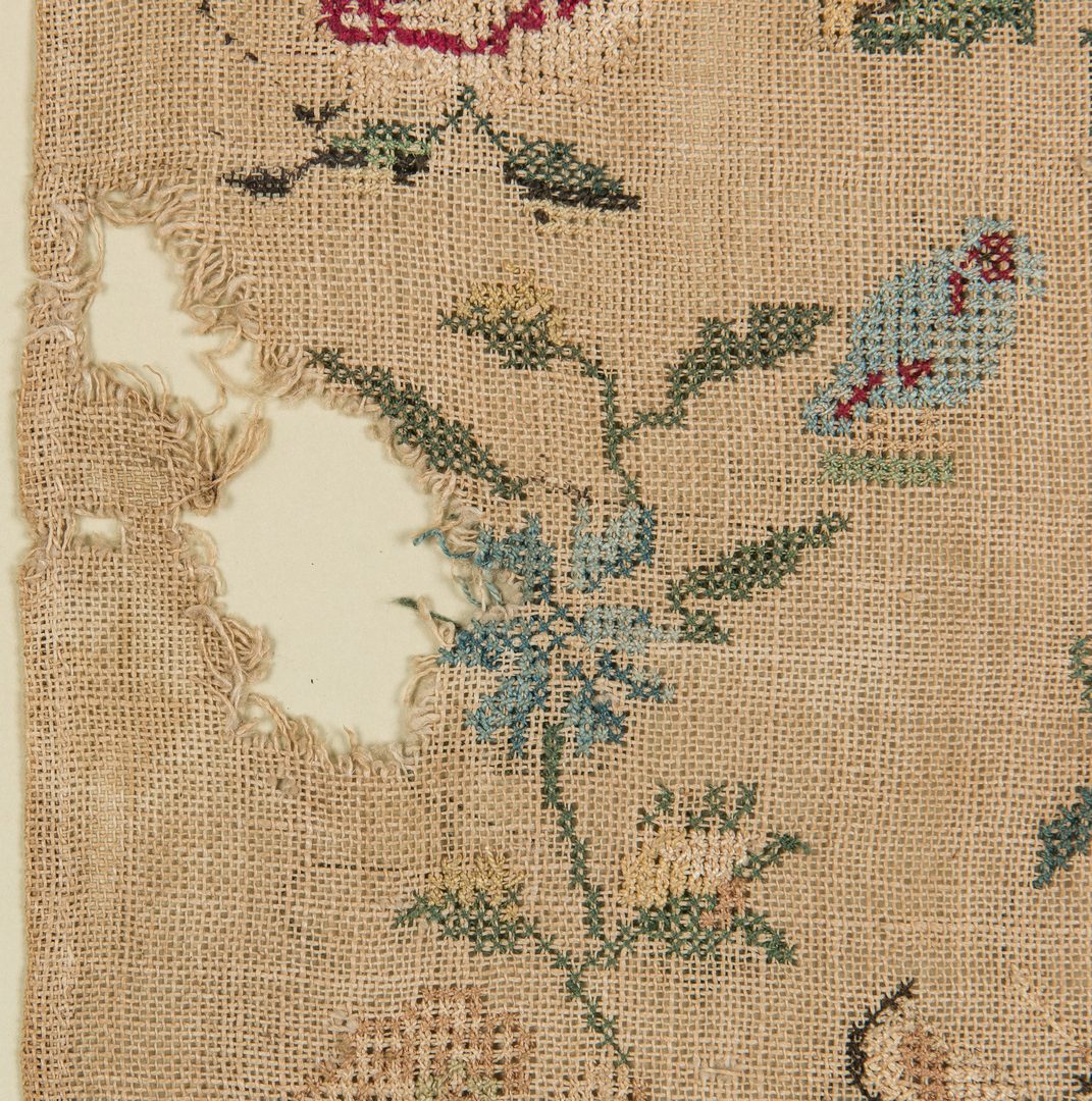 Lot 592: Tennessee Sampler by Mary Martin, 1838