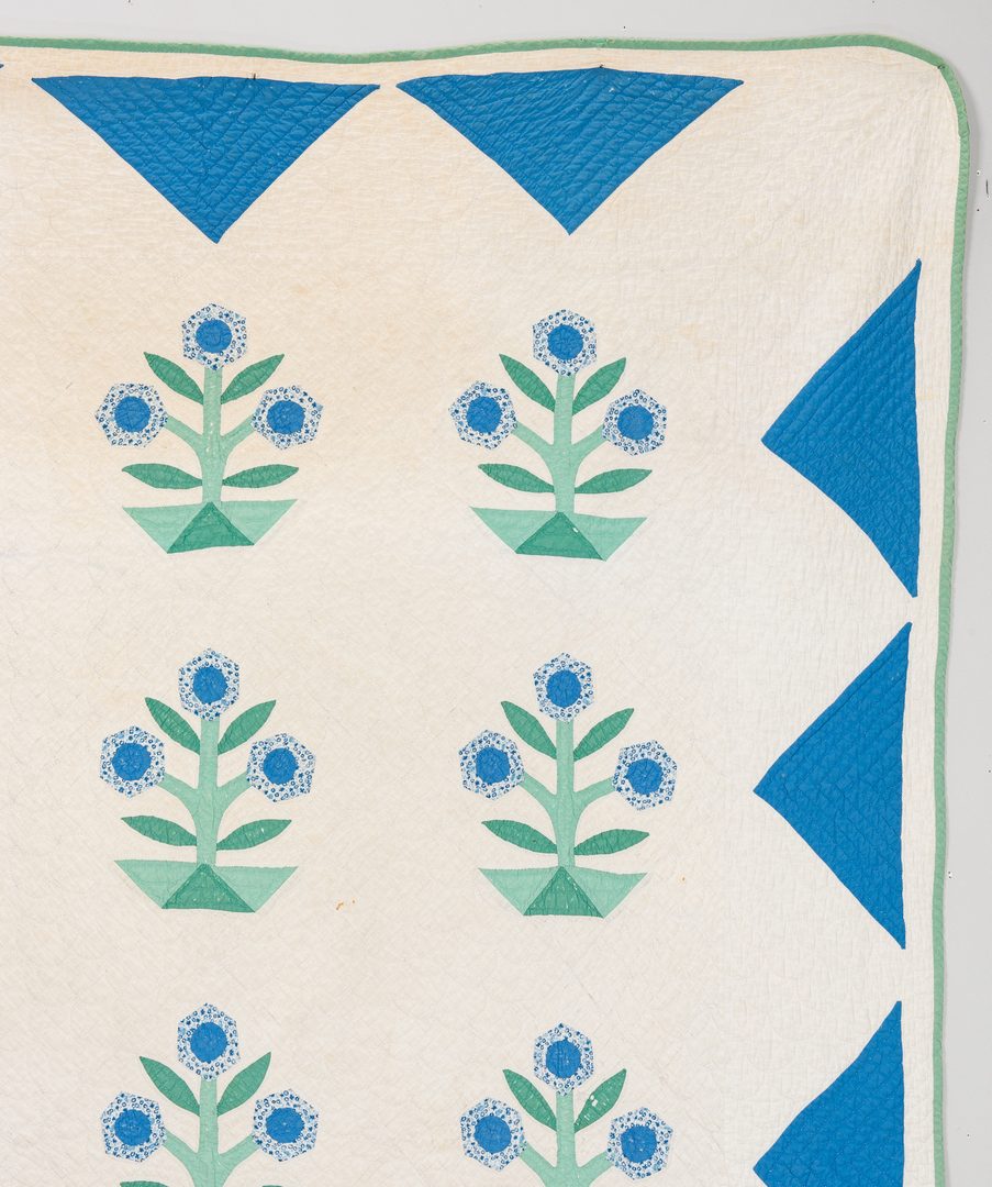 Lot 595: Pr. of East TN Appliqued & Pieced Quilts